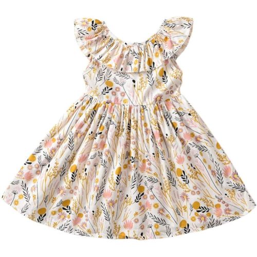 Toddler Baby Girl Sun Dress Wildflower Floral