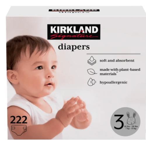Kirkland Signature Diapers Sizes 3-6