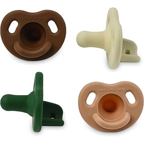 Pacifier – Soft Silicone – 0-36 Months – BPA Free – Natural Latch – Lightweight, Dishwasher Safe – for Newborns, Infants, Toddlers