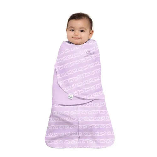 Halo Sleepsack Swaddle Heartline Micro-Fleece - Small
