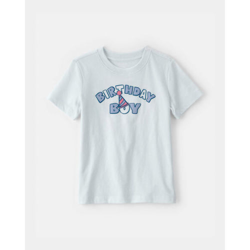 Toddler Boy 'Birthday Boy' Graphic Tee - Blue | Carter's