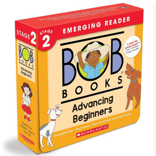 Bob Books - Advancing Beginners Box Set of 12 Paperbacks | Decodable Phonics Books, Ages 4 and up, Kindergarten (Stage 2: Emerging Reader)