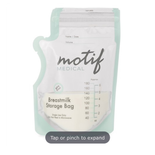 Motif Breast Milk Storage Bags | mothers milk storage bags