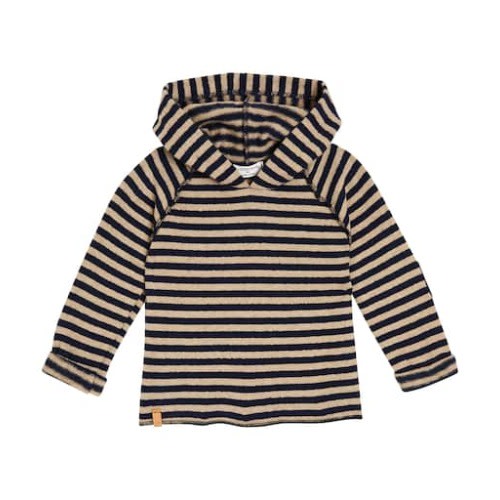 Baby Leandre striped hoodie