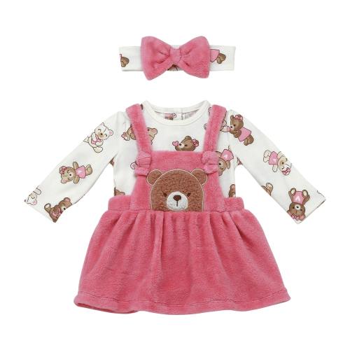 Baby Starters Baby Girls 3-pc. Dress Set, Color: Pink - JCPenney