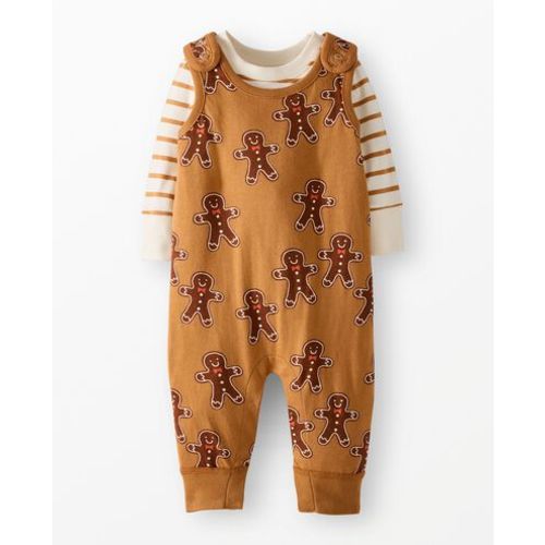 Baby Holiday Long Sleeve T-Shirt & Overalls Set