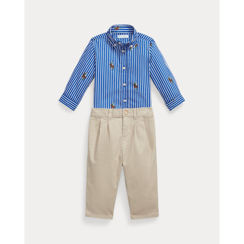 Polo Bear Shirt & Flex Abrasion Pant Set