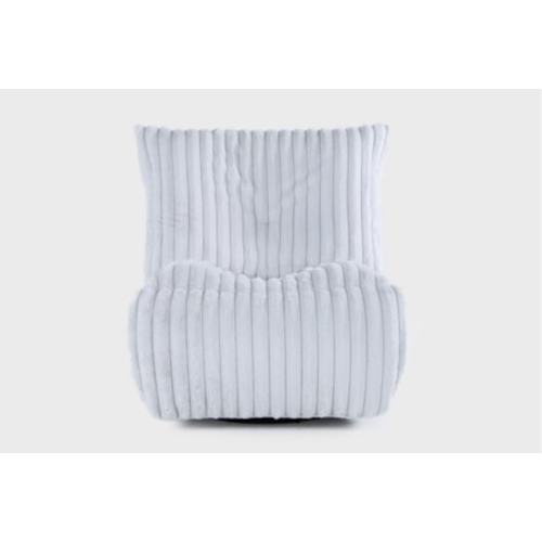 Oona Light Grey Manual 33" Armless Swivel Glider Recliner