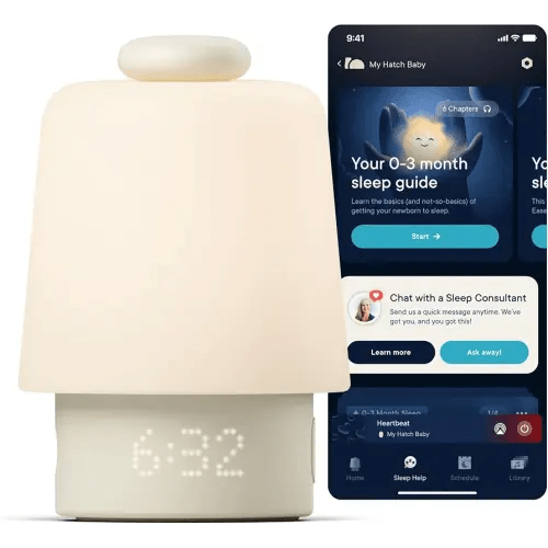 Hatch Baby Sound Machine, Night Light (Putty) | Sleep Support | Registry Essential, Routine Builder, Time-to-Rise Alarm Clock, White Noise, Nursery Stories, Toddler Kids (Wi-Fi)