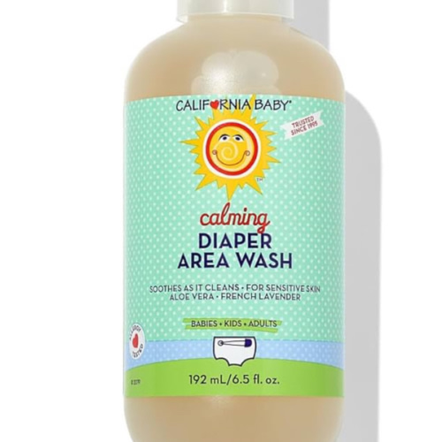 California Baby Diaper Spray | Cleans Better Than Baby Wipes | Gentle Alternative to Wet Wipes | Soothing Aloe | Diaper Bag Essentials | 6.5 oz.