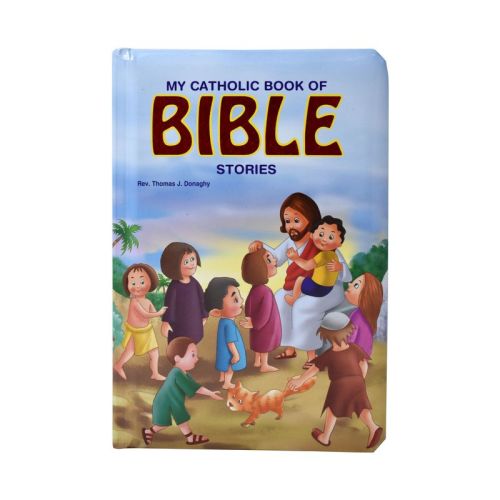 My Catholic Book of Bible Stories - (St. Joseph Kids' Books) by Thomas J Donaghy (Board Book)