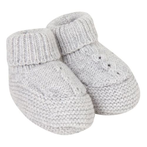 Cotton and Cashmere Socks Heather grey Tartine et Chocolat Shoes