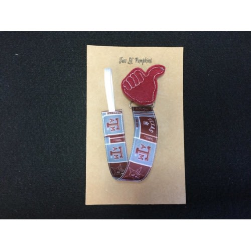Maroon Aggie Gig 'Em Texas A&M Ribbon Universal by TwoLilPumpkins