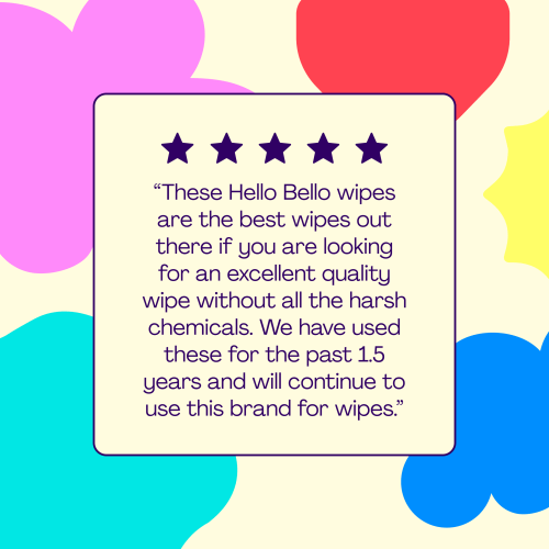 Hello Bello Baby Wipes, Fragrance-Free, 600ct (10 Resealable Packs)