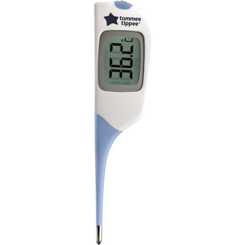 Tommee Tippee FlexiPen Thermometer for Underarm or Under Tongue, Fast and Accurate 8 Second Readings, Flexible Tip and Memory Function, 0m+