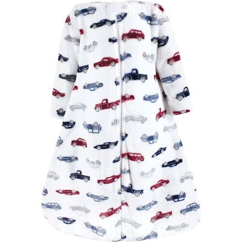 Hudson Baby Unisex Baby Plush Sleeping Bag, Sack, Blanket, Cars, 0-6 Months