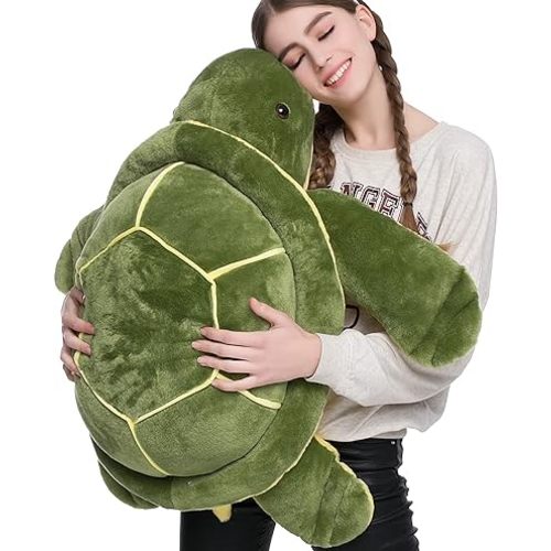 Big Plush Eyes Sea Turtle Stuffed Animal Tortoise  (33 inch)