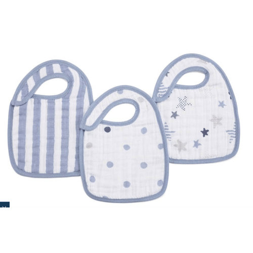 Rock Star Classic Snap Bib 3pk | aden + anais