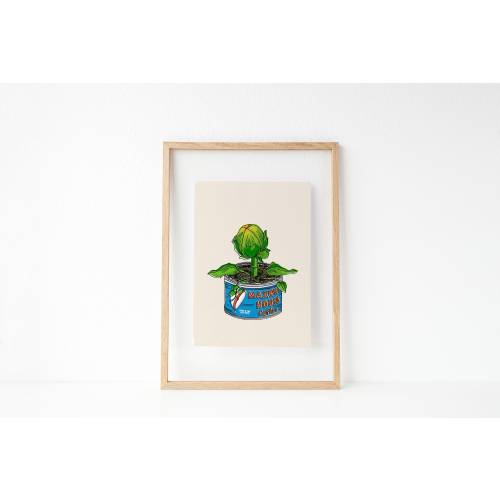 Baby Audrey II Illustration | Wall Decor | Little Shop of Horrors
