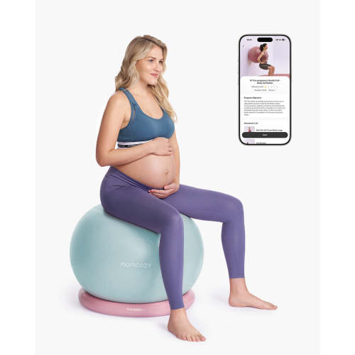 Momcozy BirthEase Maternity Exercise Ball for Pregnancy & Postpartum