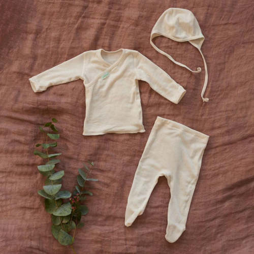 Ruskovilla silkwool newborn set