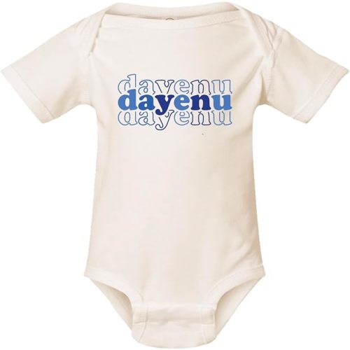 Tees & Tails Dayenu Baby Unisex Short Sleeve Bodysuit |1824