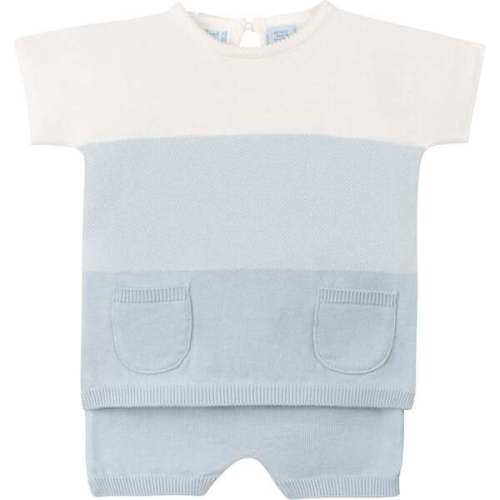 Ombre Knit Set Powder Blue