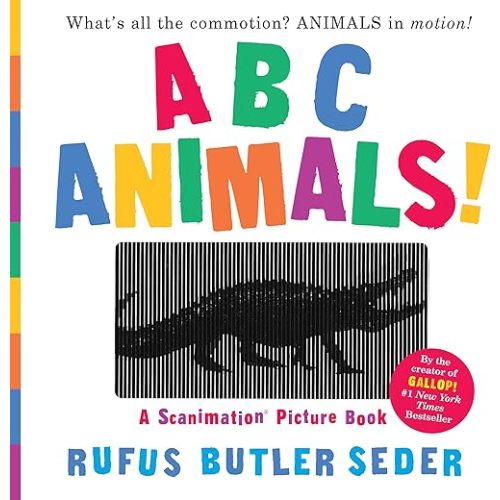 ABC Animals!: A Scanimation Picture Book Hardcover – Picture Book, October 4, 2016