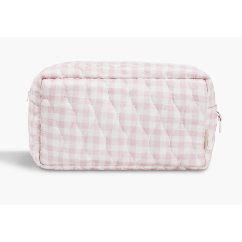Toiletry Pouch - Pink Gingham