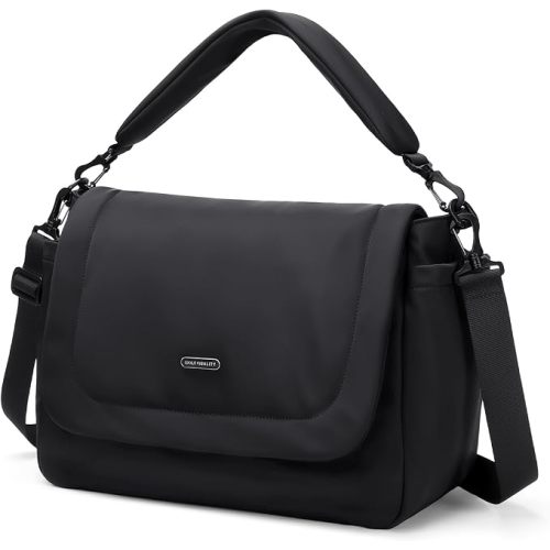 14L Puffer Diaper Bag Tote, Large Capacity Travel Diaper bags, Crossbody Hospital Bag for mom