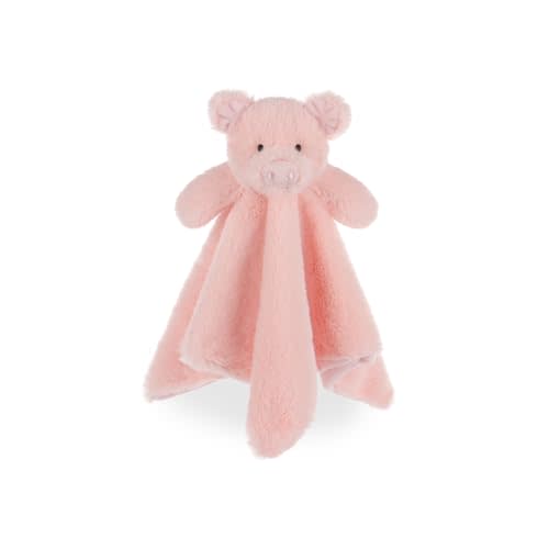 Apricot Lamb Smart Pig Security Blanket for Babies, Soft Loveys for Baby Boy and Girl, 14 Inches for Infant and Toddlers