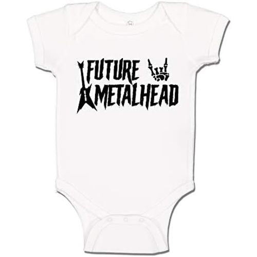 Future Metal Head Baby Bodysuit Infant One Piece or Toddler T-Shirt
