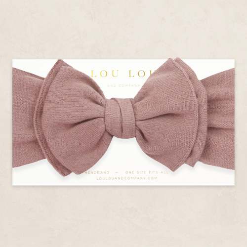 Knit Headband - Mauve