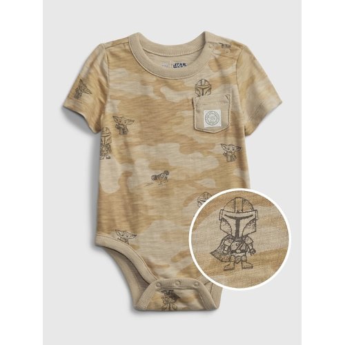 babyGap | Star Wars™ Bodysuit in sand khaki