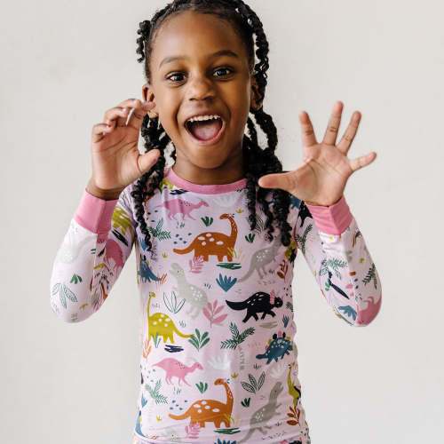 5/6T - Jurassic Jungle Two Piece Set - Sibling Jammies