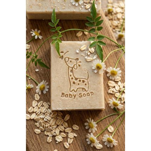 Baby soap with goat milk and tallow, Sensitive Skin, Baby Shower Gift, FRAGRANCE FREE