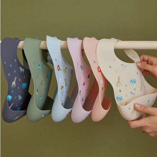 Silicone Bib Camper Violet – Austin Baby Collection