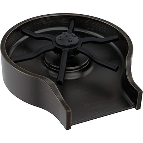 Delta Oil Rubbed Bronze Metal Glass Rinser for Kitchen Sink, Cup Washer for Sink, Bottle Washer, Venetian Bronze GR250-RB