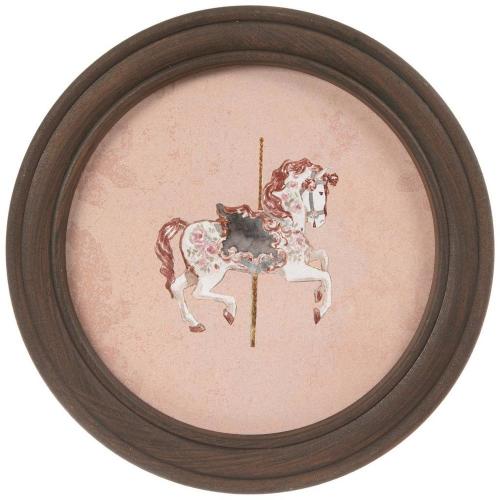 Carousel Horse Wood Wall Decor