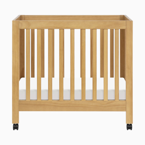 babyletto Origami Mini Crib - Honey
