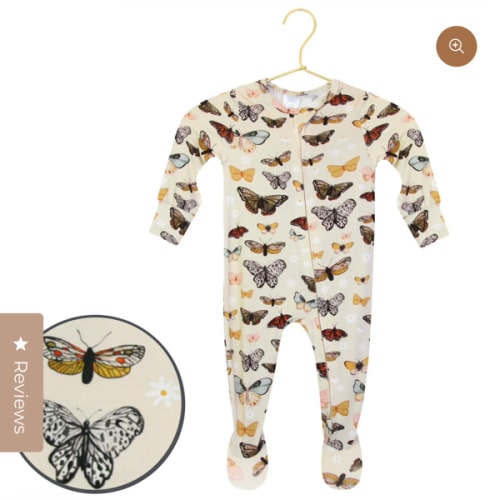 Amelia Zipper Footies