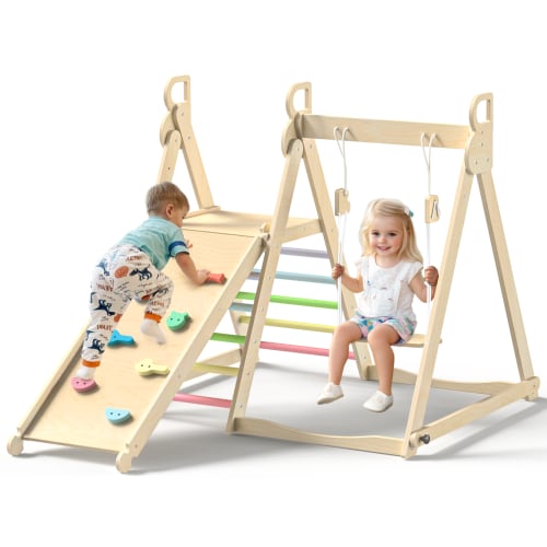 Whoop - BlueWood® Indoor Jungle Gym Foldable Playset * 2 Color Options
