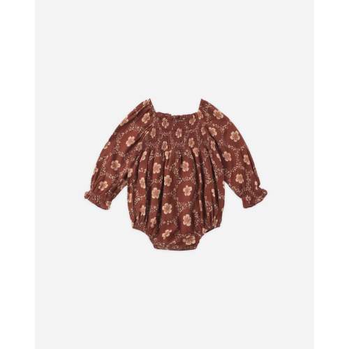 Adelaide Romper Brick Daisies – Rylee + Cru
