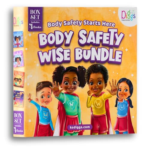 Body Safety Wise Bundle Set 1 (4 Book Box Set: Consent, Boundaries, Bodily Autonomy, Body Safety)