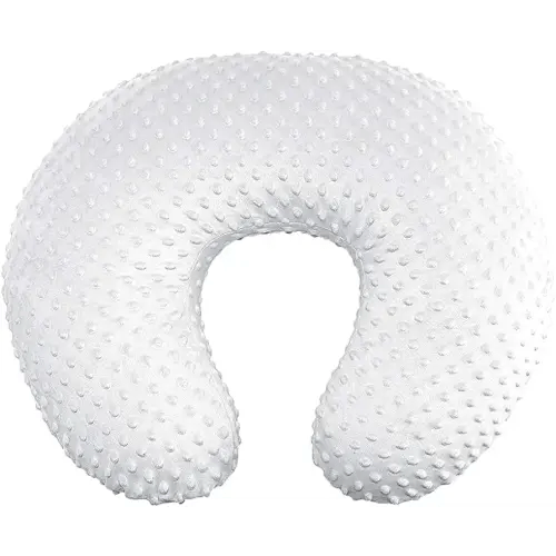 Owlowla Minky Nursing Pillow Cover, Breastfeeding Pillow Slipcover Fits Nursing Pillow for Baby Boy Girl(Floral)