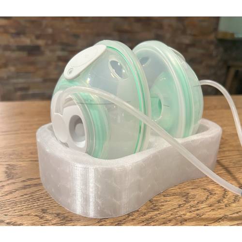 Elvie Stride Stand Breast Pump Holder and Organizer Custom 3D Printed Dock for Elvie Stride Accessories Breastfeeding Pump Storage Solution