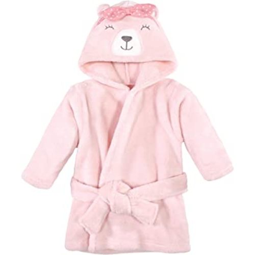 Hudson Baby Unisex Baby Plush Animal Face Bathrobe