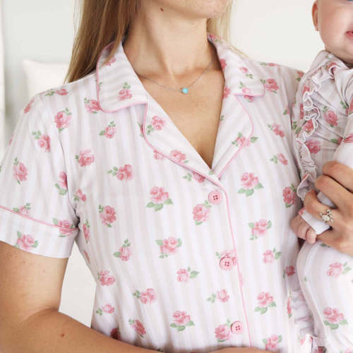Women's Two Piece Flare Lounge Set | Rosy & Cozy