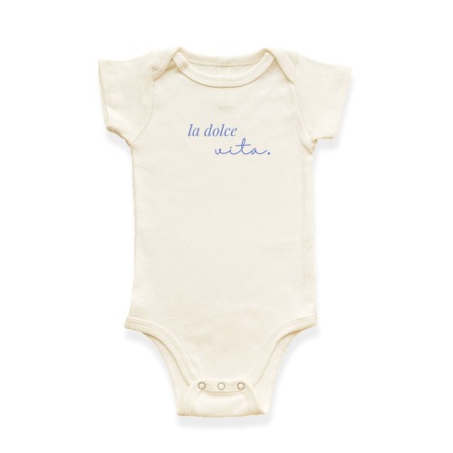 La Dolce Vita Organic Cotton Baby Bodysuit