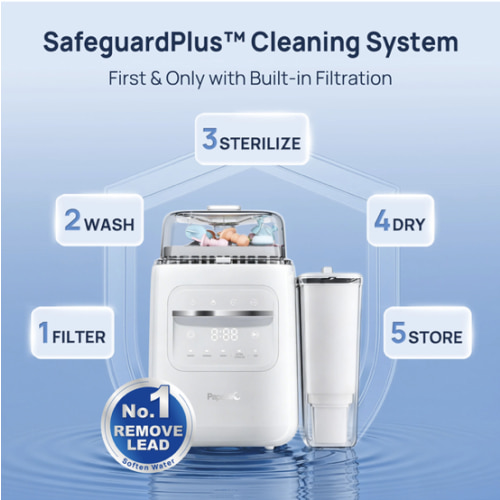 Papablic SafeguardPlus™ Baby Bottle Washer System